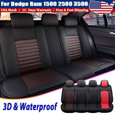 Leather Car Seat Cover Front Rear