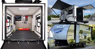 the best smallest toy hauler rvs for