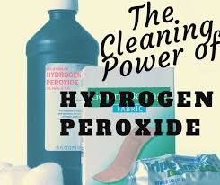 clean with hydrogen peroxide