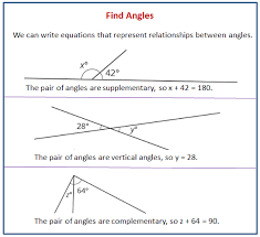 Solving For Unknown Angles
