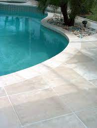 Tile Pool Deck Travertine Pool