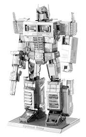 optimus prime transformers metal earth