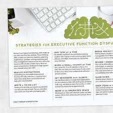 executive function dysfunction