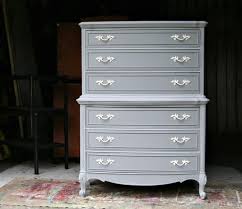 Paint A Chest Of Drawers Two Tone Gray