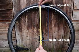 how to mere a bike wheel tire