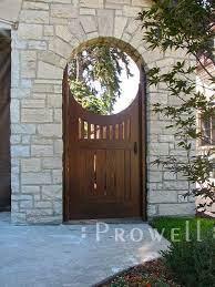 Custom Wood Garden Gates 8 By Prowell