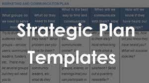 strategic plan template 11 word