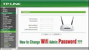 change wifi router admin pword