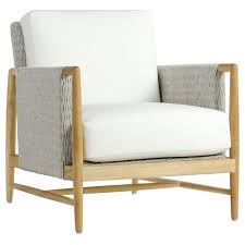 natural teak outdoor lounge chair
