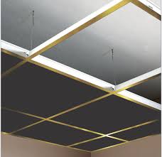 suspended ceiling tiles grid suspension