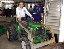 used lawn garden tractors mowers