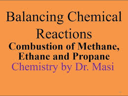 Combustion Of Methane Ethane Propane