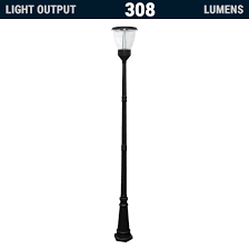 Po04 Solar Balm Single Lamp Post