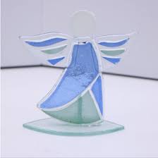 High Quality Handmade Fused Glass Angel