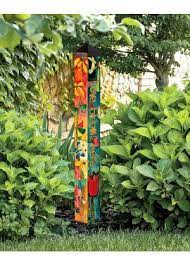 Love Garden Art Pole Art Poles Yard