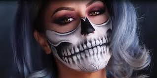 tutorial makeup skeleton skull untuk