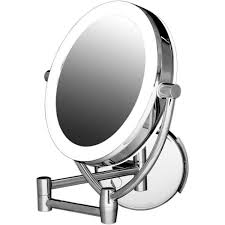 ovente led lighted wall mount mirror