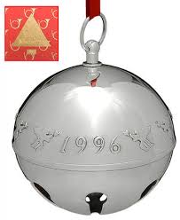 Sleigh Bell Silverplate Ornament Angels