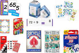 20 division card games for learning at