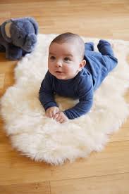 baby needs a sheepskin rug
