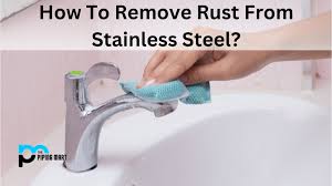 how to remove rust from stainless steel