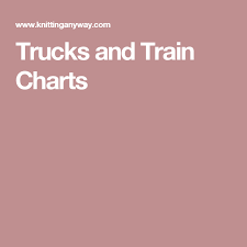 Trucks And Train Charts Knit Graphs Knitting Charts
