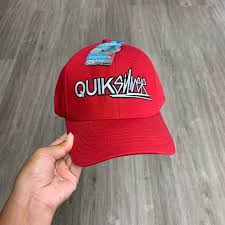 Quiksilver Red Stretch Hat Nwt