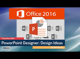 powerpoint 2016 using the design