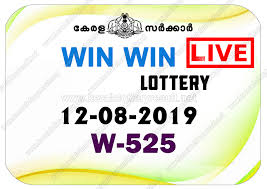 12 08 2019 Win Win W 525 Lottery Result Live Kerala