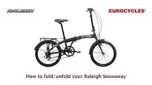 If you are looking for the best cheap folding bike, then this video will help you.folding bikes come in all different shapes and sizes, but finding that one. How To Fold Unfold Your Raleigh Stowaway Folding Bike Youtube