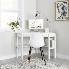 This means the center table is shown at an angle and only the end of the printer table is seen. Modern Corner Desk Decor Home Office Ideas Project 62 Modern Home Office Minneapolis By Target Home Houzz