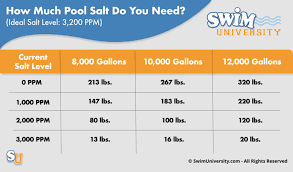 pool salt calculation