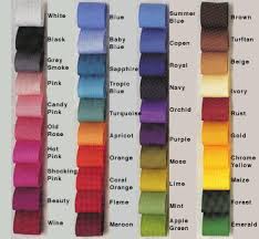 Color Chart Ribbons