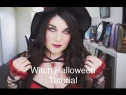 dark y gothic witch halloween makeup