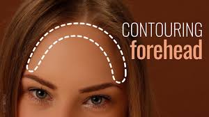 contouring a prominent forehead you