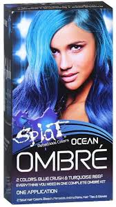 Go all katy perry and dye your entire head blue or. Splat Hair Color Kit Ombre Ocean Splat Hair Dye Splat Hair Color Dyed Hair Blue