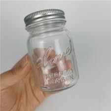 4oz 100ml Mini Cute Glass Mason Jar