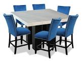 Cami 7-Piece Counter-Height Dining Set - Blue The Brick