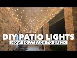 Diy Patio Lights How To Attach To