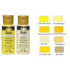 creamy paint yellow color chart