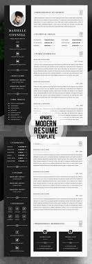 Fresh Simple Clean Resume Templates And Cover Letter