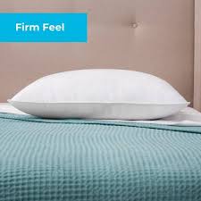 firm polyfiber queen bed pillow