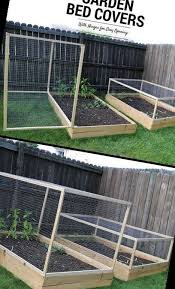 how to make a raised garden bed cover