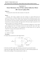 pdf three phase induction motor tests