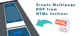How To Create Multipage Pdf From Html Using Jspdf And