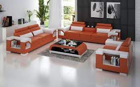 Talos Modern Leather Sofa Set Modern