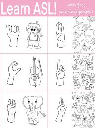 It's easy and fun to learn. Free Asl Coloring Pages The Sweeter Side Of Mommyhood