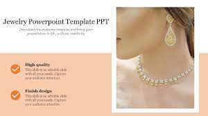 jewelry powerpoint template ppt slide