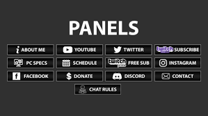 Twitch panels are graphics that help your twitch profile to stand out. Free Download Free Twitch Design Pack Karlencho