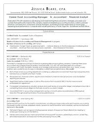Resume Accountant Sample Joefitnessstore Com
